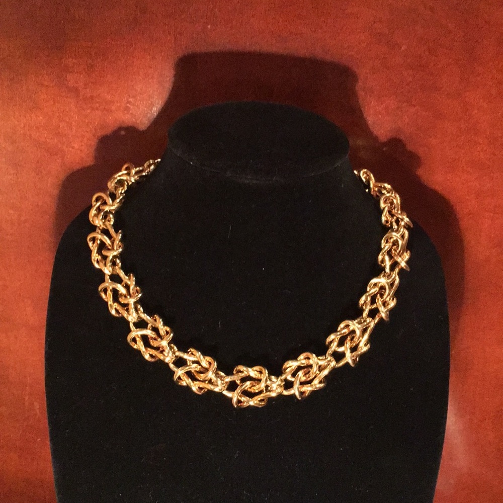 J. Crew  Gold Knotted Necklace